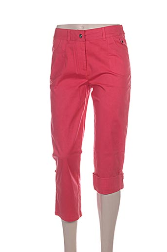 jac jac pantacourts femme de couleur rouge