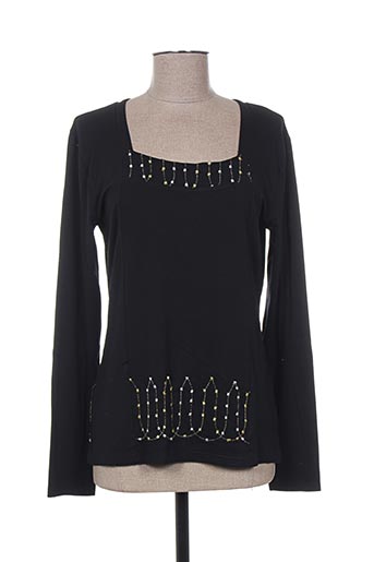 jean delfin t-shirts femme de couleur noir