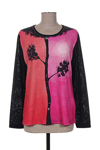 jean delfin pulls femme de couleur rose