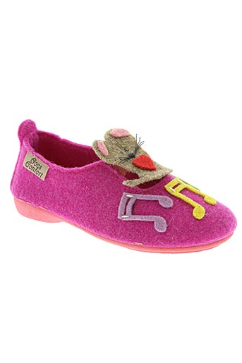 la maison de l'espadrille chaussures fille de couleur rose