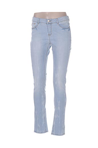friday jeans femme de couleur bleu