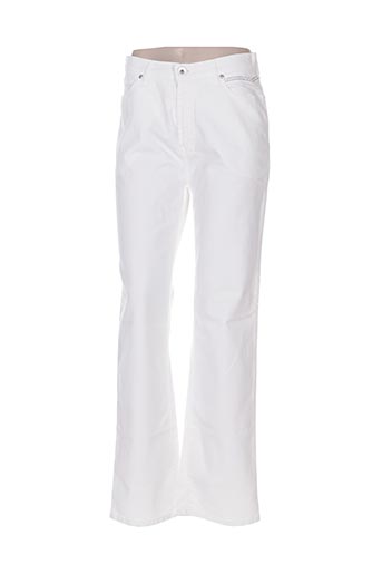 #red/legend pantalons femme de couleur blanc