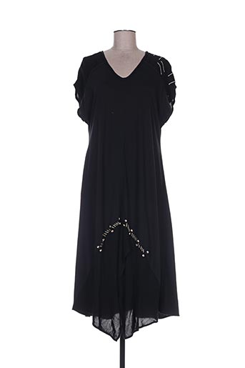 batistame robes femme de couleur noir
