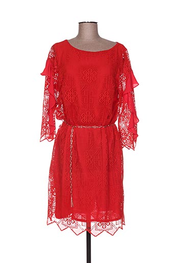 femmes je vous aime robes femme de couleur rouge