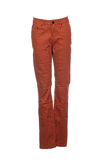 pieces pantalons femme de couleur marron