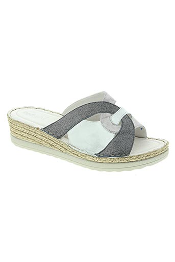 pedi girl chaussures femme de couleur gris