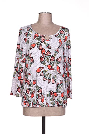 renatto bene t-shirts femme de couleur blanc