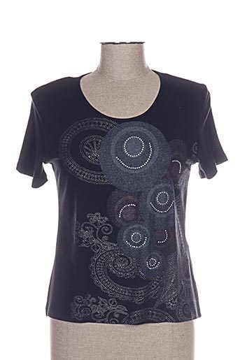 blue monde t-shirts femme de couleur noir