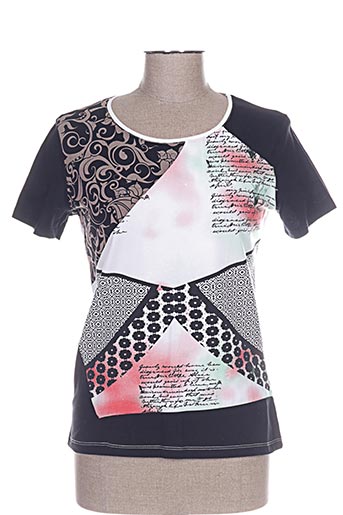 blue monde t-shirts femme de couleur noir