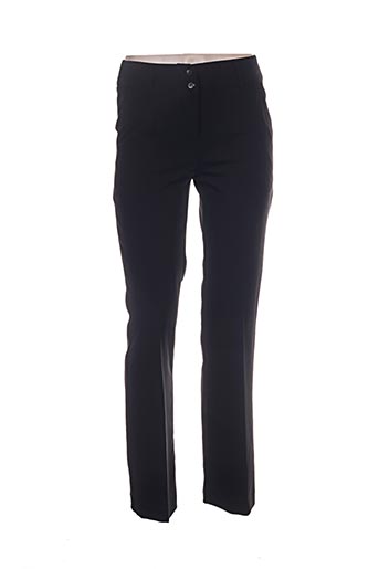 pause cafe pantalons femme de couleur noir