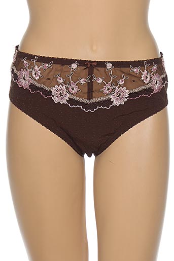 conturelle lingerie femme de couleur marron