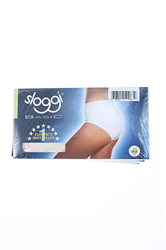 sloggi lingerie femme de couleur blanc