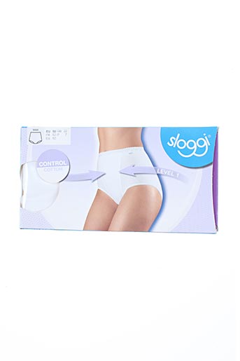 sloggi lingerie femme de couleur blanc