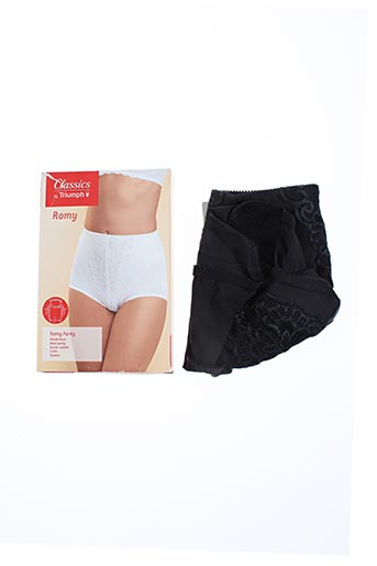 triumph lingerie femme de couleur noir