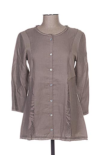 maloka vestes femme de couleur marron