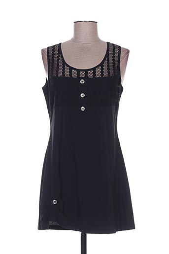 maloka t-shirts femme de couleur noir