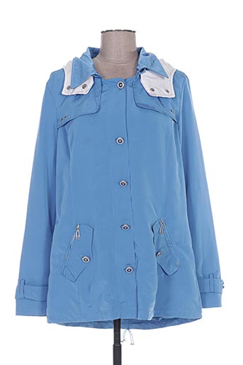 rever mile manteaux femme de couleur bleu