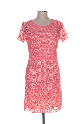 jus d'orange robes femme de couleur rose