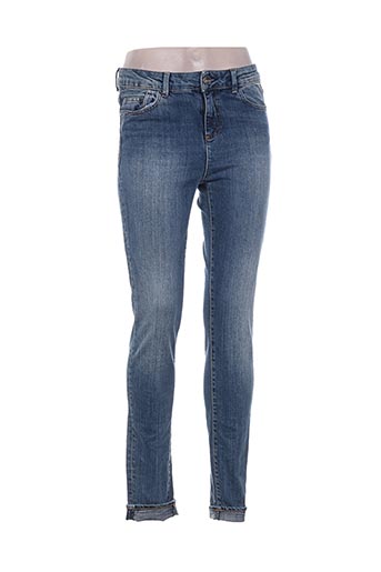 ddp jeans femme de couleur bleu