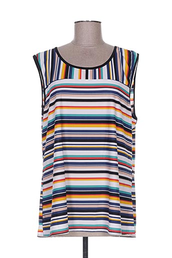 renato bene t-shirts femme de couleur bleu