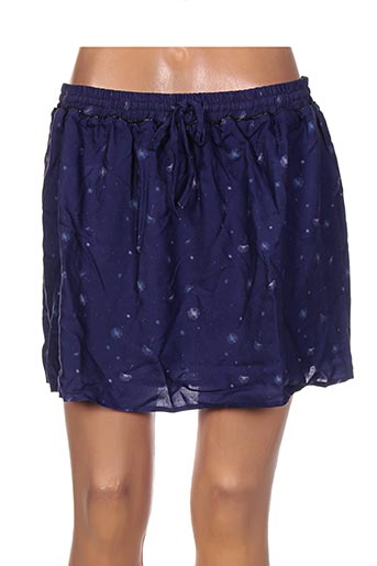 clo&se jupes femme de couleur bleu