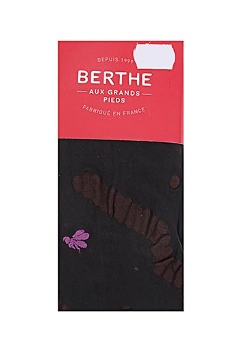 berthe aux grands pieds lingerie femme de couleur marron