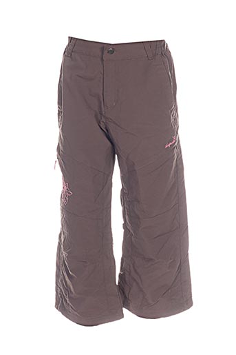 icepeak pantacourts fille de couleur marron
