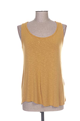 pako litto t-shirts femme de couleur jaune