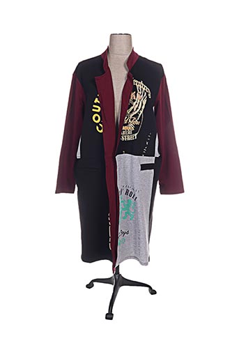sophia curvy manteaux femme de couleur rouge