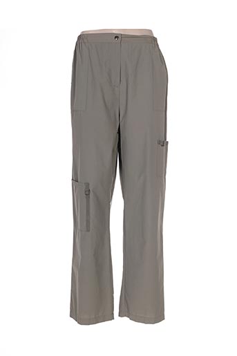 kakie pantalons femme de couleur vert