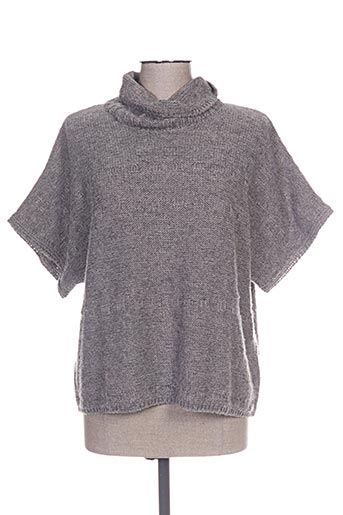 telmail pulls femme de couleur gris
