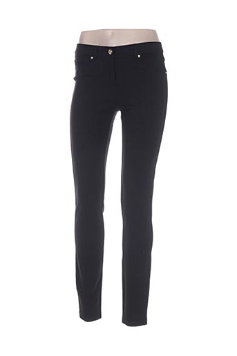 lcdn pantalons femme de couleur bleu