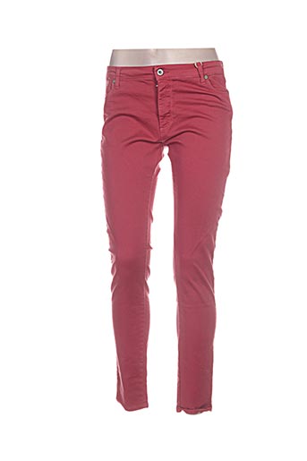 please pantalons femme de couleur rouge