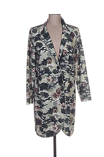 xxla femme vestes femme de couleur vert