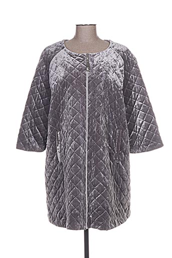 mat. manteaux femme de couleur gris