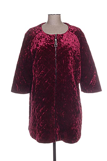mat. manteaux femme de couleur rouge