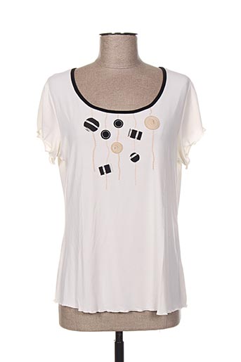 telmail t-shirts femme de couleur beige