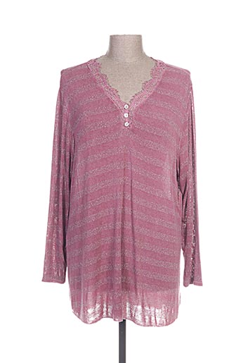 piment rouge t-shirts femme de couleur rose