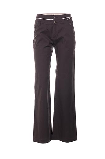rosa rosam pantalons femme de couleur marron
