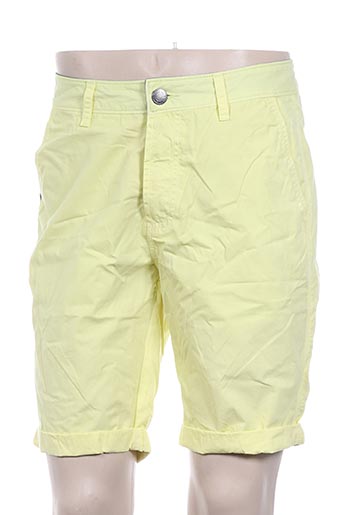 kaporal shorts / bermudas homme de couleur jaune