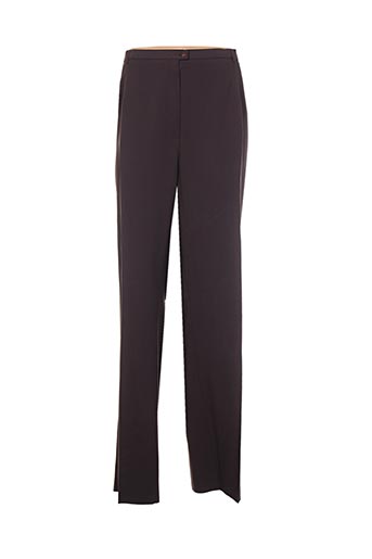 christian marry pantalons femme de couleur marron