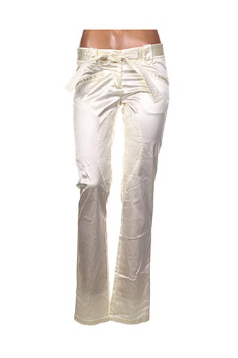 roberto cavalli pantalons femme de couleur beige