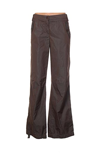 luisa cerano pantalons femme de couleur vert