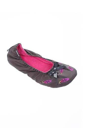 isotoner chaussures femme de couleur gris