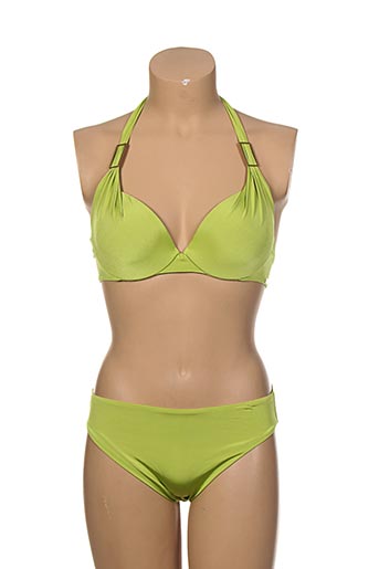 lise charmel maillots de bain femme de couleur vert