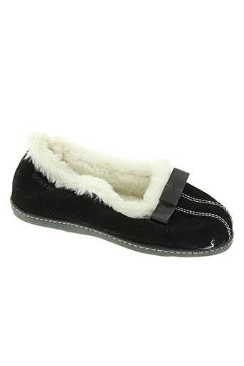 isotoner chaussures femme de couleur noir