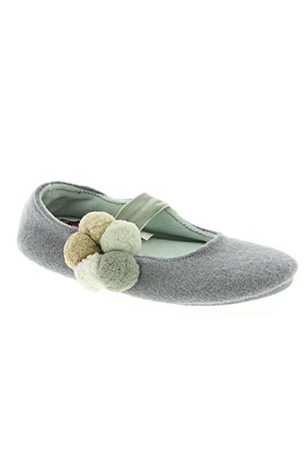 isotoner chaussures fille de couleur gris