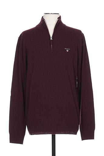 gant pulls homme de couleur rouge