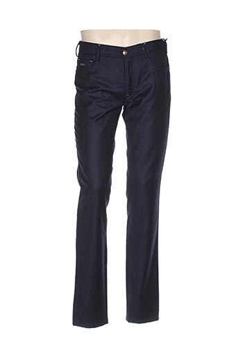 mmx pantalons homme de couleur bleu