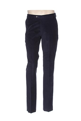 bruno saint hilaire pantalons homme de couleur bleu